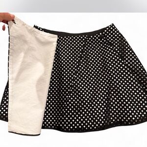 Dior Black and White Skater Skirt